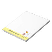 Foghorn Leghorn Arms gekruist Notitieblok (Linkerzijde)