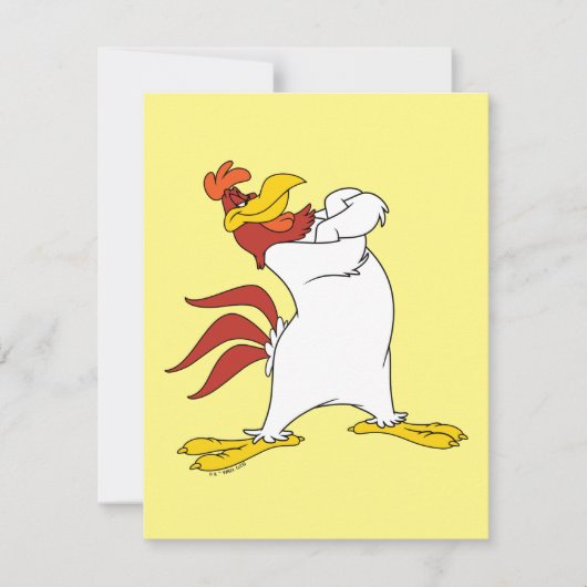 Foghorn Leghorn Arms gekruist Notitiekaartje (Voorkant)