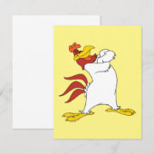 Foghorn Leghorn Arms gekruist Notitiekaartje (Voorkant / Achterkant)