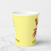 Foghorn Leghorn Arms gekruist Papieren Bekers (Rechts)