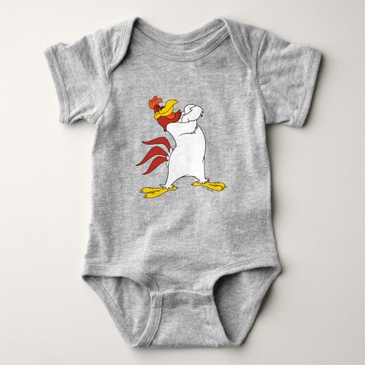 Foghorn Leghorn Arms gekruist Romper (Voorkant)