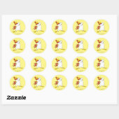 Foghorn Leghorn Arms gekruist Ronde Sticker (Vel)