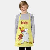 Foghorn Leghorn Arms gekruist Schort (Gedragen)