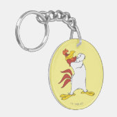 Foghorn Leghorn Arms gekruist Sleutelhanger (Voorkant Links)