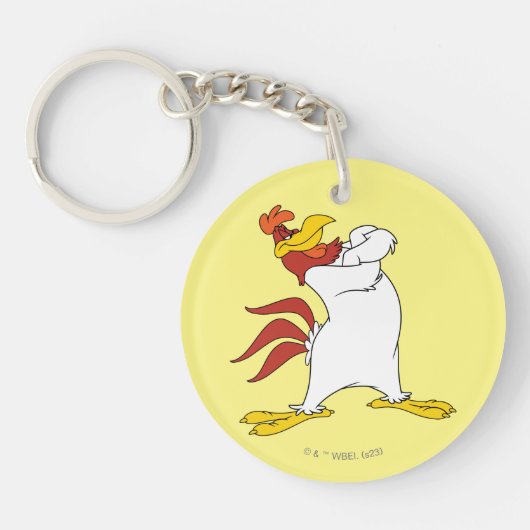 Foghorn Leghorn Arms gekruist Sleutelhanger (Voorkant)
