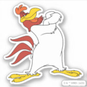 Foghorn Leghorn Arms gekruist Sticker (Voorkant)
