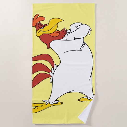 Foghorn Leghorn Arms gekruist Strandlaken (Voorkant)