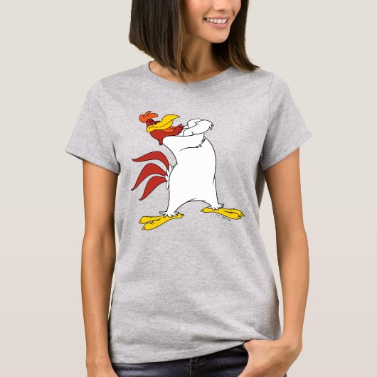 Foghorn Leghorn Arms gekruist T-shirt (Voorkant)
