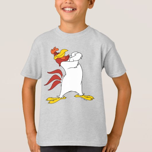 Foghorn Leghorn Arms gekruist T-shirt (Voorkant)