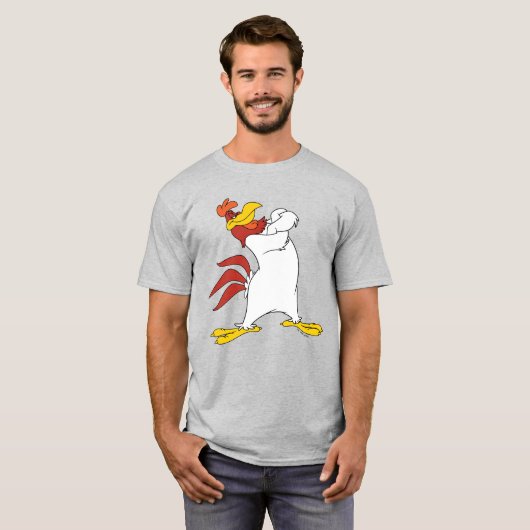 Foghorn Leghorn Arms gekruist T-shirt (Voorkant volledig)