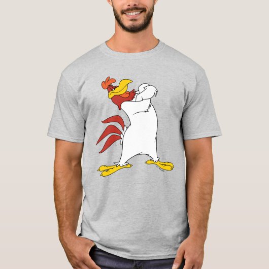 Foghorn Leghorn Arms gekruist T-shirt (Voorkant)