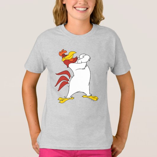Foghorn Leghorn Arms gekruist T-shirt (Voorkant)