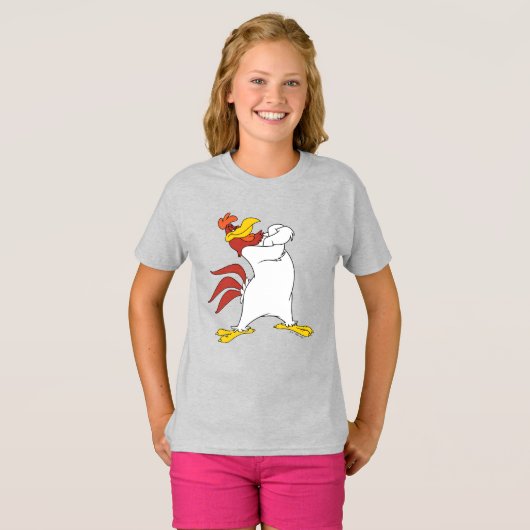 Foghorn Leghorn Arms gekruist T-shirt (Voorkant volledig)