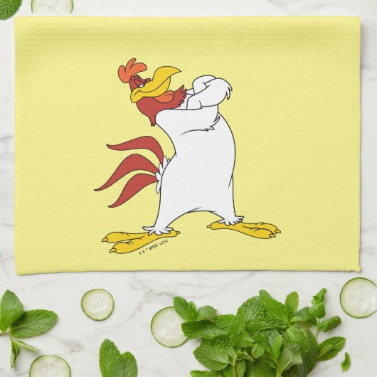 Foghorn Leghorn Arms gekruist Theedoek (Gevouwen)