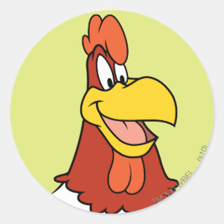 Foghorn Leghorn Close-up Ronde Sticker