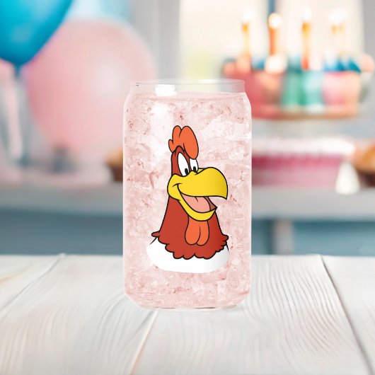 Foghorn Leghorn Closeup Blikvorm Glas (Insitu (Baby Shower))
