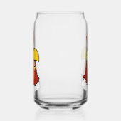 Foghorn Leghorn Closeup Blikvorm Glas (Rechts)