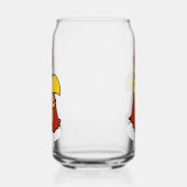 Foghorn Leghorn Closeup Blikvorm Glas (Links)