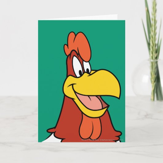 Foghorn Leghorn Closeup Kaart (Voorkant)