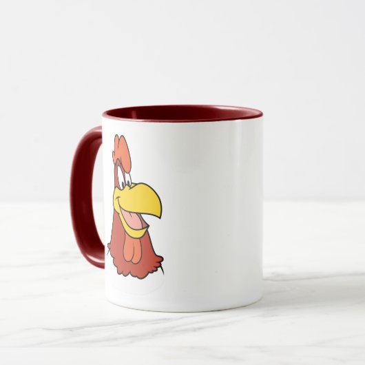 Foghorn Leghorn Closeup Mok (Voorkant links)
