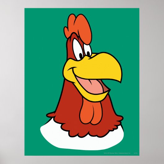 Foghorn Leghorn Closeup Poster (Voorkant)