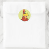 Foghorn Leghorn Closeup Ronde Sticker (Tas)