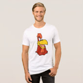 Foghorn Leghorn Closeup Tri-Blend Shirt (Voorkant volledig)