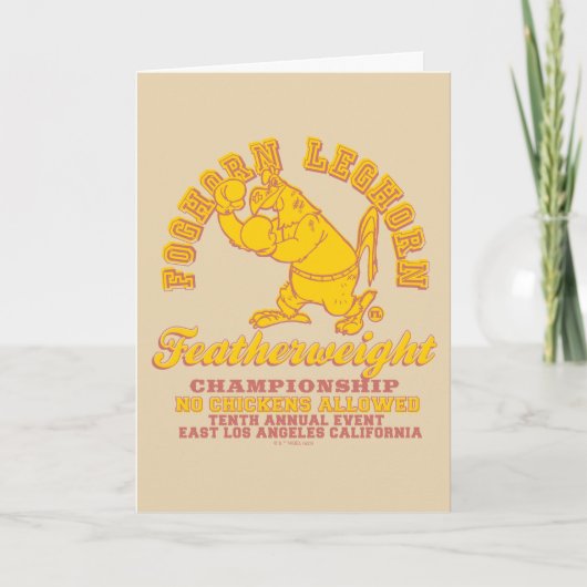 Foghorn Leghorn Featherweight Championship Kaart (Voorkant)