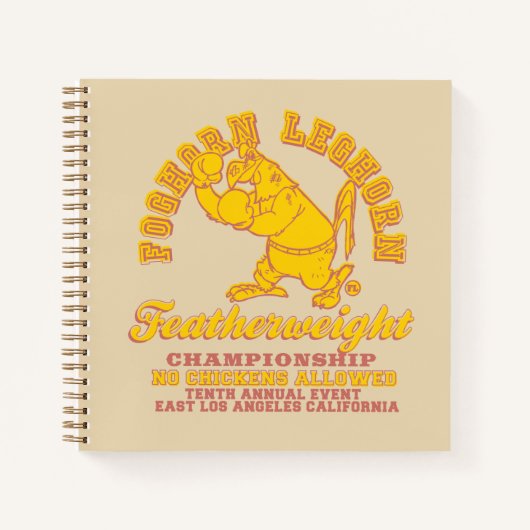 Foghorn Leghorn Featherweight Championship Notitieboek (Voorkant)