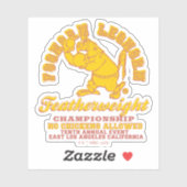 Foghorn Leghorn Featherweight Championship Sticker (Vel)