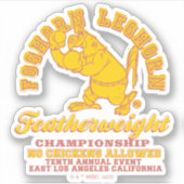 Foghorn Leghorn Featherweight Championship Sticker (Voorkant)