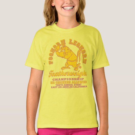 Foghorn Leghorn Featherweight Championship T-shirt (Voorkant)