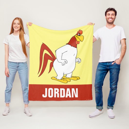 Foghorn Leghorn Fleece Deken (In situ)