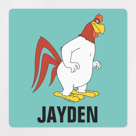 Foghorn Leghorn | Jouw namen toevoegen Labels (Design 1)