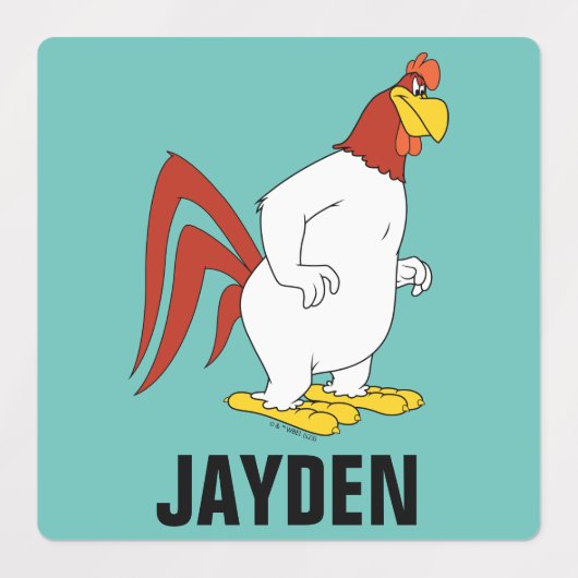 Foghorn Leghorn | Jouw namen toevoegen Labels (Design 2)