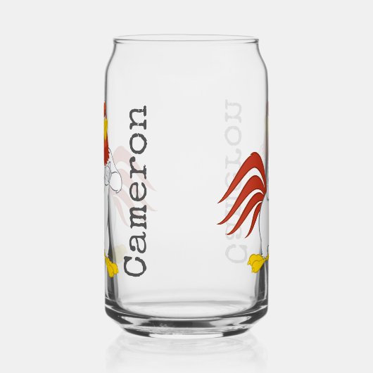 Foghorn Leghorn | Kieuwstallen Blikvorm Glas (Rechts)