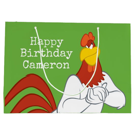 Foghorn Leghorn | Kieuwstallen Groot Cadeauzakje (Achterkant)