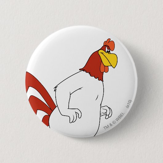 Foghorn Leghorn Ronde Button 5,7 Cm (Voorkant)