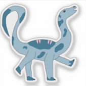 Foghorn Prancing Dino Vinyl Sticker (Voorkant)
