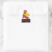 Foghorn Redneck Vierkante Sticker (Tas)