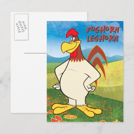 Foghorn Standing Briefkaart (Voorkant / Achterkant)