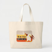 Foghorn That's A Joke, Son Grote Tote Bag (Voorkant)