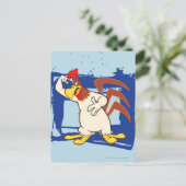 Foghorn wijst naar hoofd briefkaart (Staand voorkant)