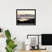 FOGLIE-zon Columbia, Rainier Oregon 2 Poster (Thuiskantoor)