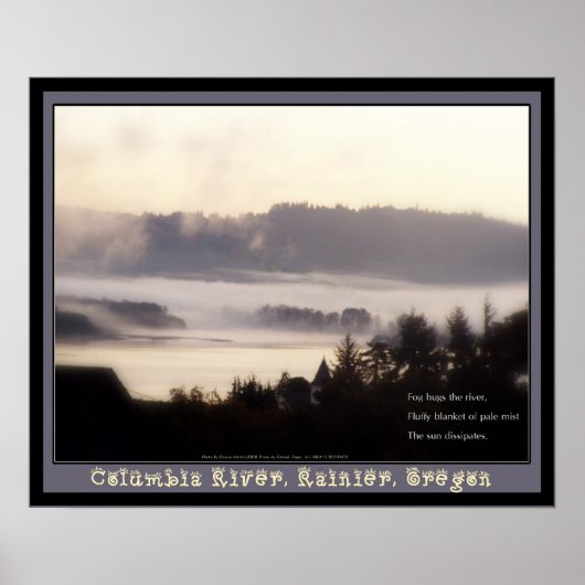 FOGLIE-zon Columbia, Rainier Oregon 2 Poster (Voorkant)
