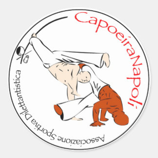 Foglio 6 adesivi CapoeiraNapoli Ronde Sticker