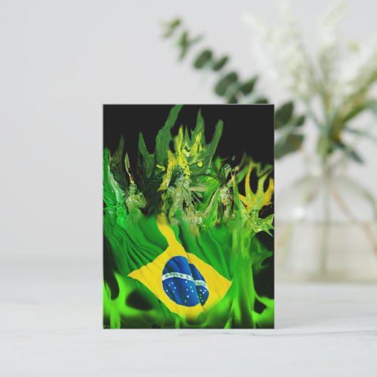Fogo de Brasil Briefkaart (Staand voorkant)