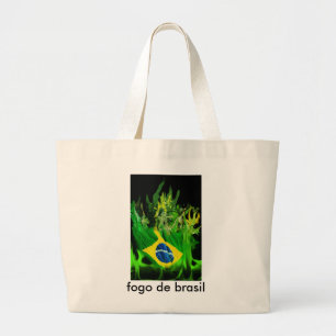 Fogo de Brasil Grote Tote Bag