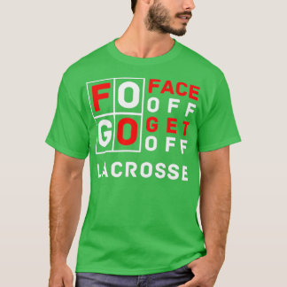 FOGO Face Off Haal Lacrosse Design uit T-shirt
