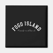 Fogo Island Newfoundland Canada College Text  Magneet (Voorkant)